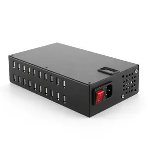 Pila di ricarica intelligente Multi-porta USB Disk Machine HUB Charger Group Control HUB caricatore poroso