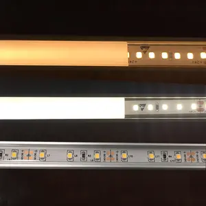 带扩散器的六角形线性光轮廓LED胶带，用于办公室照明的散热单排刚性led灯条