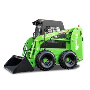 Wheel Mini Diesel Skid Steer Loader Kubota 700kg 800kg 950kg OJ75-w Hot Sale Cabin Mini Loader Skid Steer