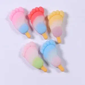 Mini Flat-back Miniature Swimming Feet Ice Cream DIY Resin Ornaments for Children Kid Mixed Phone Case