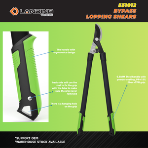 Sécateur bypass robuste de 28 pouces avec lame en acier au carbone pour la taille des branches vivantes, des haies et des arbustes - Product Image 2