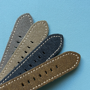 Correa de Reloj de Tela Vintage Transpirable en Existencia, 22/24 mm, Correa de Lona Lavada Desgastada, Repuesto para Relojes Panerai para Hombre - Product Image 6