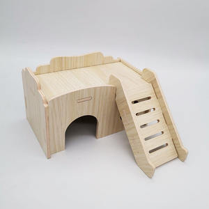 Vente en gros : Maisonnette pour hamster, balançoire, nid de repos, balançoire à bascule, villa dorée à double étage, jouets et accessoires, modèle 02120000 - Product Image 4