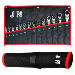 JN 6-32mm Open End kombinasyon onarım araçları esnek ingiliz anahtarı takımı donanım aracı seti cırcır anahtarı tork anahtarı