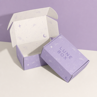 Boîtes d'emballage de parfum de luxe modernes haut de gamme personnalisées, structure ondulée, matériaux écologiques, logos personnalisés, boîtes en papier