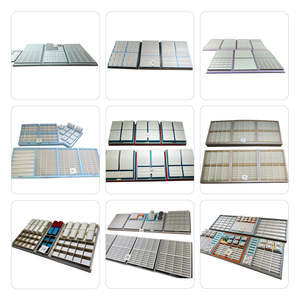 Expositor de Joyería de Lujo en Cuero PU Blanco, Soporte Curvo para Collares y Colgantes con Bandeja para Exhibición en Tiendas - Product Image 4