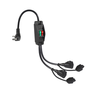 Presa diretta dalla fabbrica americana a <span class=keywords><strong>3</strong></span> Pin spina a <span class=keywords><strong>2</strong></span> <span class=keywords><strong>X</strong></span> cavo NEMA 5-15R USA cavi corrente ci presa Splitter cavo con interruttore On/off - Product Image 1
