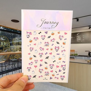 Pegatinas de uñas con dibujos animados, estilos aleatorios, autoadhesivas, para niños, empaquetadas en bolsa de regalo - Product Image 3