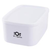 Boîte à lunch hermétique de qualité alimentaire pour le bureau, avec fourchette et couteau intégrés, design rectangulaire en plastique, idéale pour le stockage au réfrigérateur