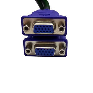 Dms 59pin Nam để kép <span class=keywords><strong>VGA</strong></span> Nữ Y Splitter Video <span class=keywords><strong>Adapter</strong></span> Cáp DMS-59 0.2m chuyển đổi kết nối - Product Image 5