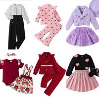 Ventes en gros de nouveaux ensembles de vêtements pour enfants, vêtements en coton pour enfants, pour garçons et filles, ballots de vêtements pour bébés, CN/GUA