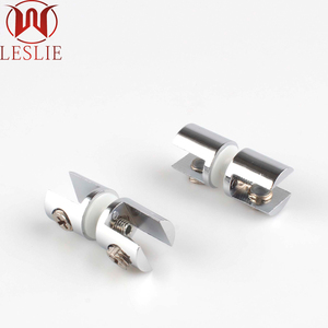 Có thể điều chỉnh 10 mét cửa kính kẹp Kẽm hợp kim gỗ Kệ Khung Wall Mount Glass hỗ trợ - Product Image 3