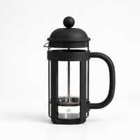 Cam French Press Kahve Makinesi 350ml 600ml 1000ml Borosilikat Cam French Press Özel Logo