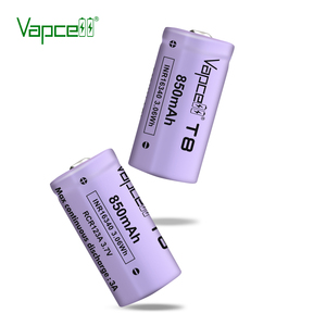 <span class=keywords><strong>Batterie</strong></span> Li-ion Vapcell <span class=keywords><strong>RCR123A</strong></span> 16340 850 mAh 3A rechargeable pour lampe torche, bonne qualité - Product Image 3