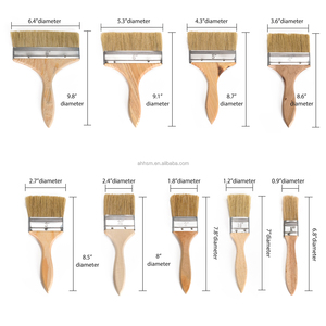 <span class=keywords><strong>Pinceau</strong></span> de <span class=keywords><strong>peinture</strong></span> professionnel de vente directe d'usine de 1 à 8 pouces avec manche en bois - Product Image 2
