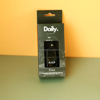 Flacon diffuseur de parfum pour voiture en verre vide, forme carrée, avec bouchon à vis, 8 ml, aromathérapie, désodorisant et emballage standard