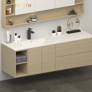 Pierre artificielle personnalisée, pierre naturelle, évier de salle de bain, Style moderne, produits de salle de bain, évier, nouveau bassin blanc élégant - Product Image 2