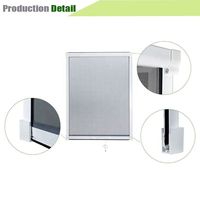 Moustiquaire rétractable en aluminium, vente en gros, moustiquaire pour fenêtre, moustiquaire en fibre de verre, moustiquaire coulissante, moustiquaire pour fenêtre