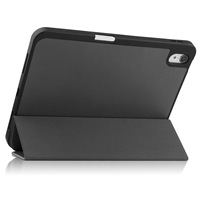Étui de protection pour tablette en TPU souple + cuir PU avec support et porte-stylet pour iPad (A16) 11e génération 2025/10e génération 10,9 2022