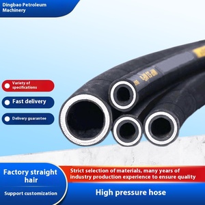 Wholesale Black High-<strong>Pressure</strong> Armored Hose Oil-Resistant Explosion-Proof Hydraulic Oil <strong>Pipe</strong> Steam Hose With Cloth Cover - Product Image 4