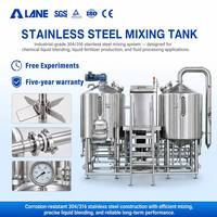 Cuve de mélange à agitation en acier inoxydable résistante aux produits chimiques LANE, équipement de réaction et de mélange pour engrais liquides