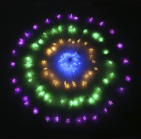 Projecteur LED coloré arc-en-ciel, lampe feu d'artifice avec télécommande, projecteur de lumière pour TABLE