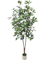 Décoration d'arbre vert artificiel pour la maison, plantes en pot artificielles pour le salon, ornements élégants pour la table à manger