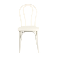 Chaise de restaurant en résine JIHOW - Empilable, durable, légère, mobilier commercial au design moderne