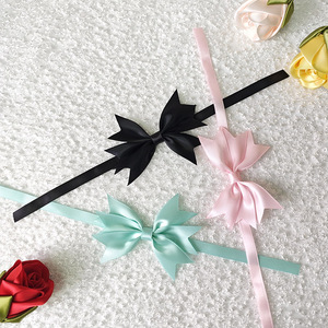 Lazo de Mariposa de Cinta de Satén de Poliéster Personalizado, Ecológico, para Envolver Regalos de Boda, Decoración Floral - Product Image 2