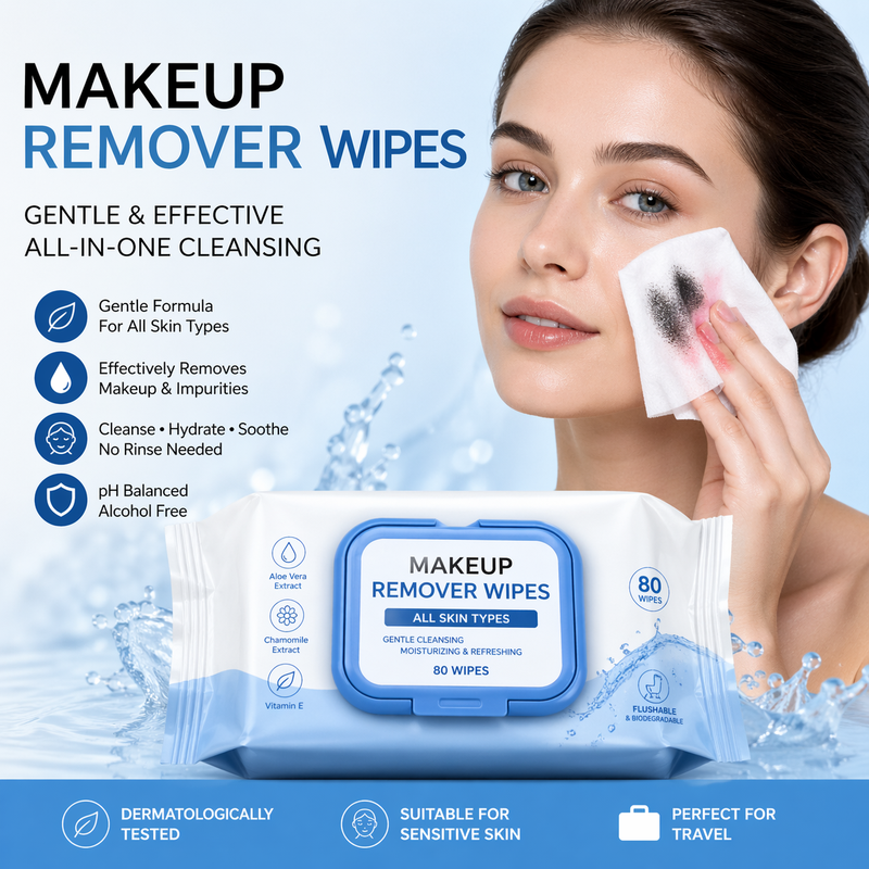 OEM Organic Makeup Remover Wipes Wholesale