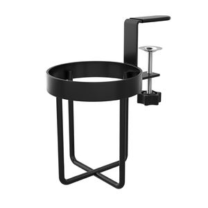 ที่วางแก้วโลหะแข็งแรงทนทานสำหรับติดโต๊ะหรือโต๊ะทำงาน ใช้สำหรับขวดน้ำและแก้ว - Product Image 5