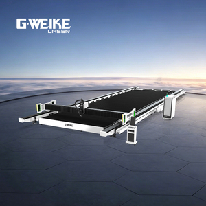 Machine de découpe laser à fibre CNC Yaskawa AI pour tôles, format personnalisé grand format 14m * 4m, modèle GKS12025SL, prix promotionnel - Product Image 3