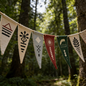 Fanion en feutre pas cher, fanion triangulaire patriotique en feutre, fanion personnalisé imprimé pour équipe sportive, drapeau universitaire, décoration du 4 juillet, écologique - Product Image 2