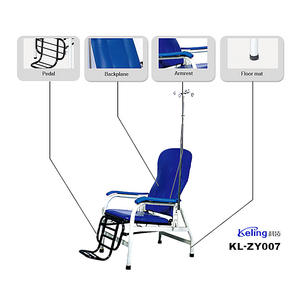 मोबाइल इलेक्ट्रिक ब्लड ट्रांसफ्यूजन चेयर रेक्लाइन ट्रेंडेलबर्ग आर्मरेस्ट के साथ डायलिसिस के लिए - Product Image 6