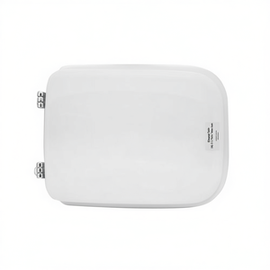 Asiento de Inodoro Alargado de 50.5 cm de Largo y 37.5 cm de Ancho, Plástico Blanco, Estilo Minimalista para Baño - Product Image 3