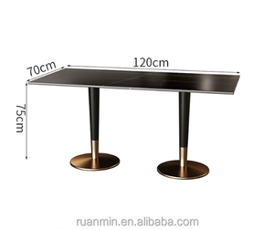 Design <span class=keywords><strong>italiano</strong></span> moderno di lusso Bar caffè e sedia ristorante tavolo da pranzo e sedia Set di sedie - Product Image 6