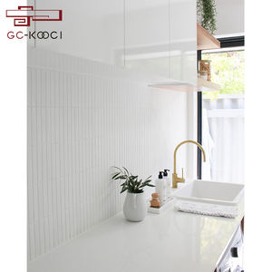 Azulejos de Cerámica de Alta Calidad, Color Blanco Mate, Estilo Kit Kat, para Decoración de Cocina y Baño - Product Image 5