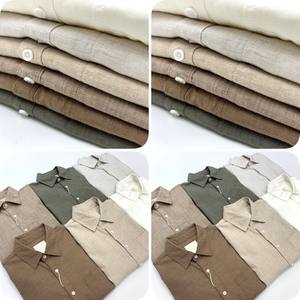 <span class=keywords><strong>Camicia</strong></span> da uomo a manica lunga personalizzata nuova da uomo in lino a maniche lunghe abbigliamento di lino moda Casual Casual <span class=keywords><strong>stile</strong></span> <span class=keywords><strong>giapponese</strong></span> <span class=keywords><strong>camicia</strong></span> di lino - Product Image 3