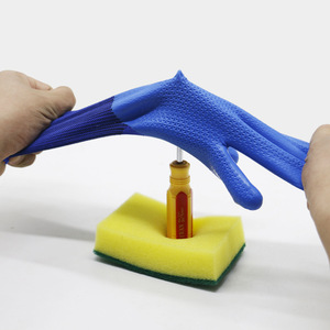 ถุงมือทำงานเคลือบยางลาเท็กซ์ Sengkang A688 แบบเต็มฝ่ามือ กันลื่น ทนทาน สำหรับงานก่อสร้าง - Product Image 2