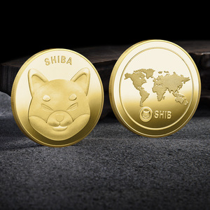 GOLD SHIBA INU MONEDA Desafío MONEDA KILLER SHIB MONEDA en estuche de plástico - Product Image 2