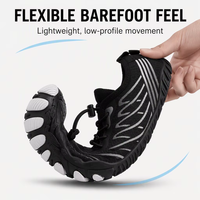 Chaussures aquatiques à séchage rapide pour la marche sur l'eau, en caoutchouc, légères, à enfiler, pour sports nautiques, chaussures de plage pour hommes