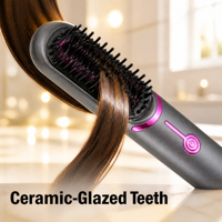 SI5-1002-2 OEM ODM Brosse lissante sans fil USB personnalisable couleur et emballage, 5200mAh, 160-200°C, dents en céramique, usage domestique