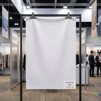 Stand d'exposition modulaire en forme droite en tissu Flex Banner pour salon professionnel, options multicolores