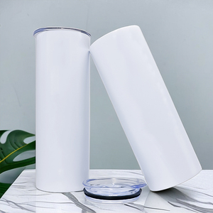 Phong cách hiện đại 20-ounce mỏng trắng thăng hoa 50-mảnh hộp cá nhân thân thiện với môi chân không cách nhiệt cốc thép không gỉ 6-12 - Product Image 2