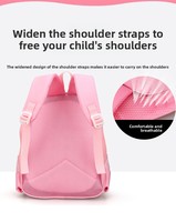 Sac à dos pour enfants personnalisé, léger, respirant, avec coussin dorsal et bretelles réglables, pour l'école primaire et la maternelle