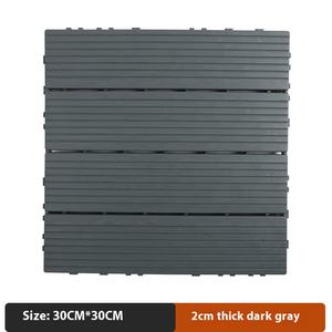 <span class=keywords><strong>DAGON</strong></span> EcoLuxe Light Carreaux de terrasse en WPC à emboîtement de luxe Anti-pourriture et sol résistant aux intempéries pour cabines et salles de jardin - Product Image 6