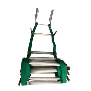 बिक्री के लिए एल्यूमीनियम तह सीढ़ी आग आपातकालीन रस्सी सीढ़ी भागने - Product Image 2
