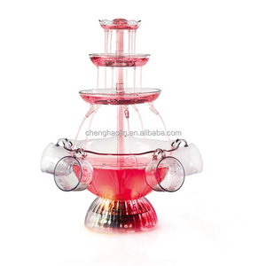 <span class=keywords><strong>Fontaine</strong></span> <span class=keywords><strong>à</strong></span> vin et <span class=keywords><strong>champagne</strong></span> <span class=keywords><strong>à</strong></span> 3 niveaux avec 5 coupelles, design cascade, facile <span class=keywords><strong>à</strong></span> utiliser pour fêtes, mariages, hôtels, <span class=keywords><strong>fontaine</strong></span> <span class=keywords><strong>à</strong></span> boisson en plastique - Product Image 2