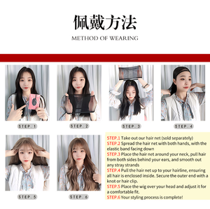 Peruca da Moda Europeia e Americana Cachos Pequenos Preta Curta Fofa Fibra Química Francesa HD Transparente 180% Densidade Sem Cola Africana - Product Image 6