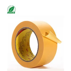 <span class=keywords><strong>3M</strong></span> 244, <span class=keywords><strong>precio</strong></span> de fabricante competitivo, alta temperatura, pintura interior, grabable, cinta de papel amarillo grabable - Product Image 1